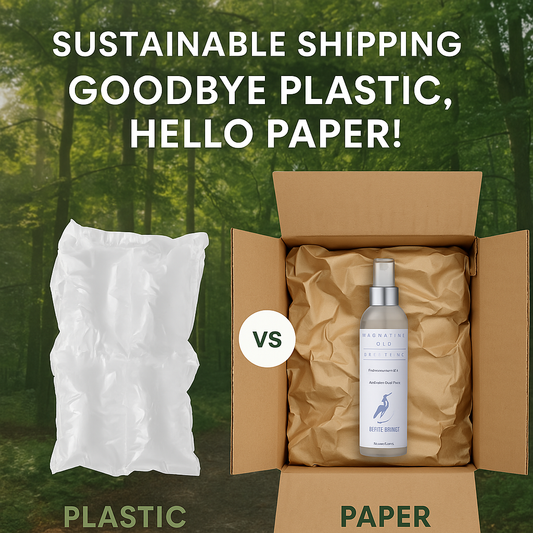 White Egret Personal Care Transitions to Sustainable Paper Packaging for Shipping
