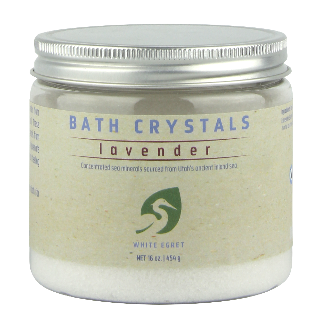 Lavender Bath Crystals - White Egret Personal Care