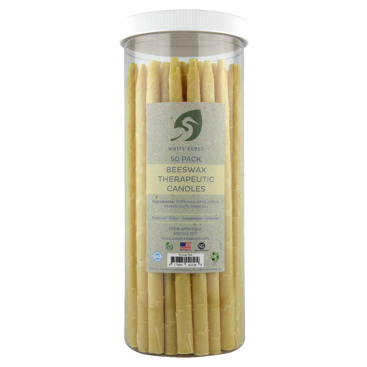 Beeswax Ear Candles - INVENTORY SALE - White Egret Personal Care