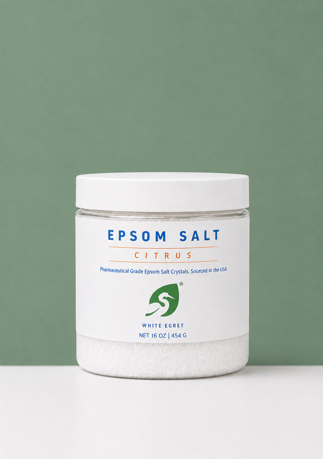 Pharmaceutical Grade Epsom Salts – Pure Bath Soak with Optional Organic Essential Oils - White Egret Personal Care