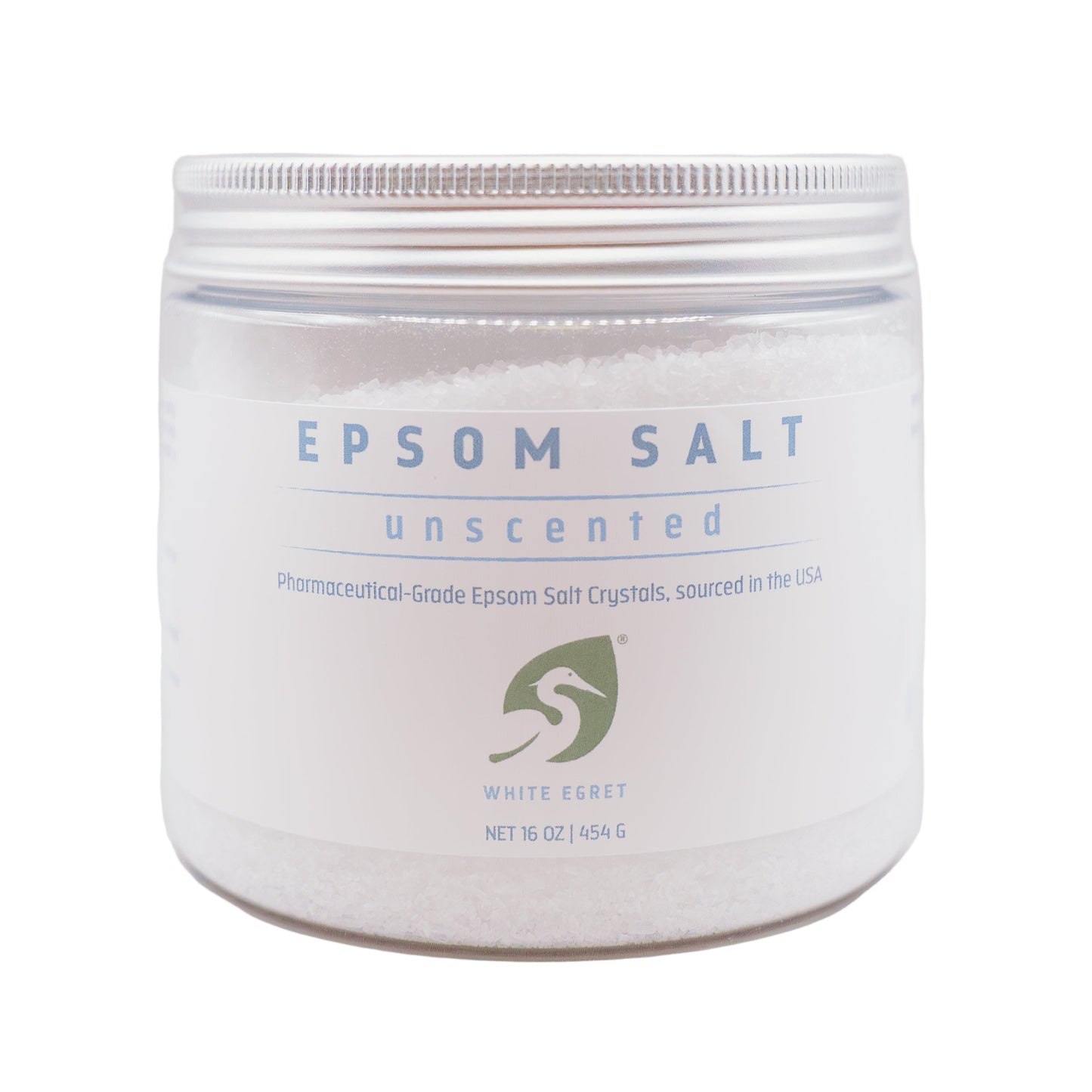 Unscented Epsom Salts - White Egret Personal Care