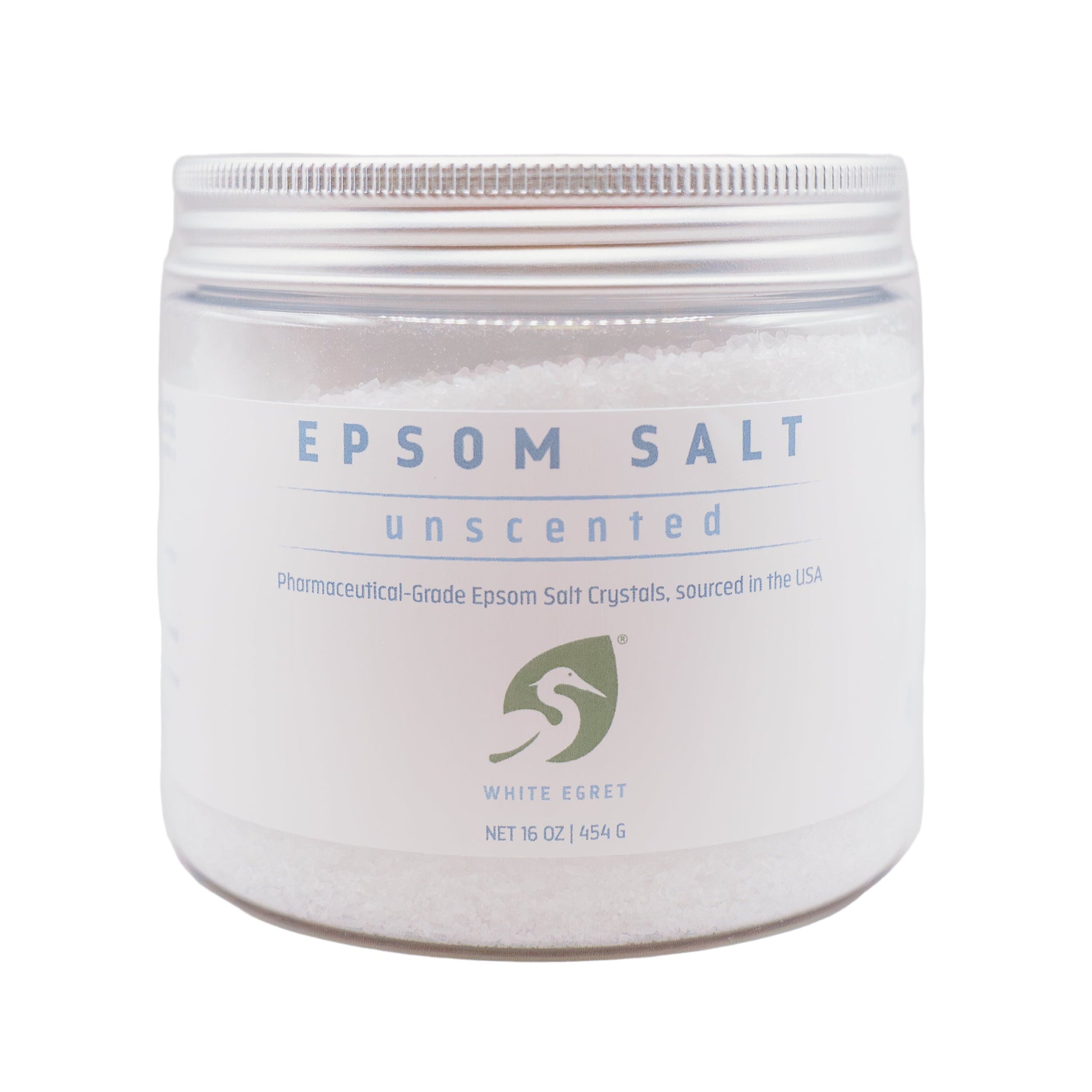 Unscented Epsom Salts - White Egret Personal Care