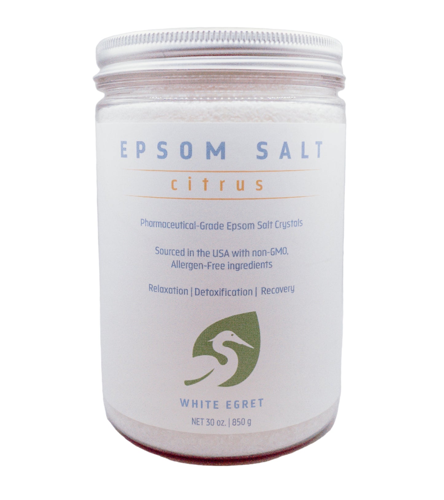 Citrus Epsom Salts - White Egret Personal Care