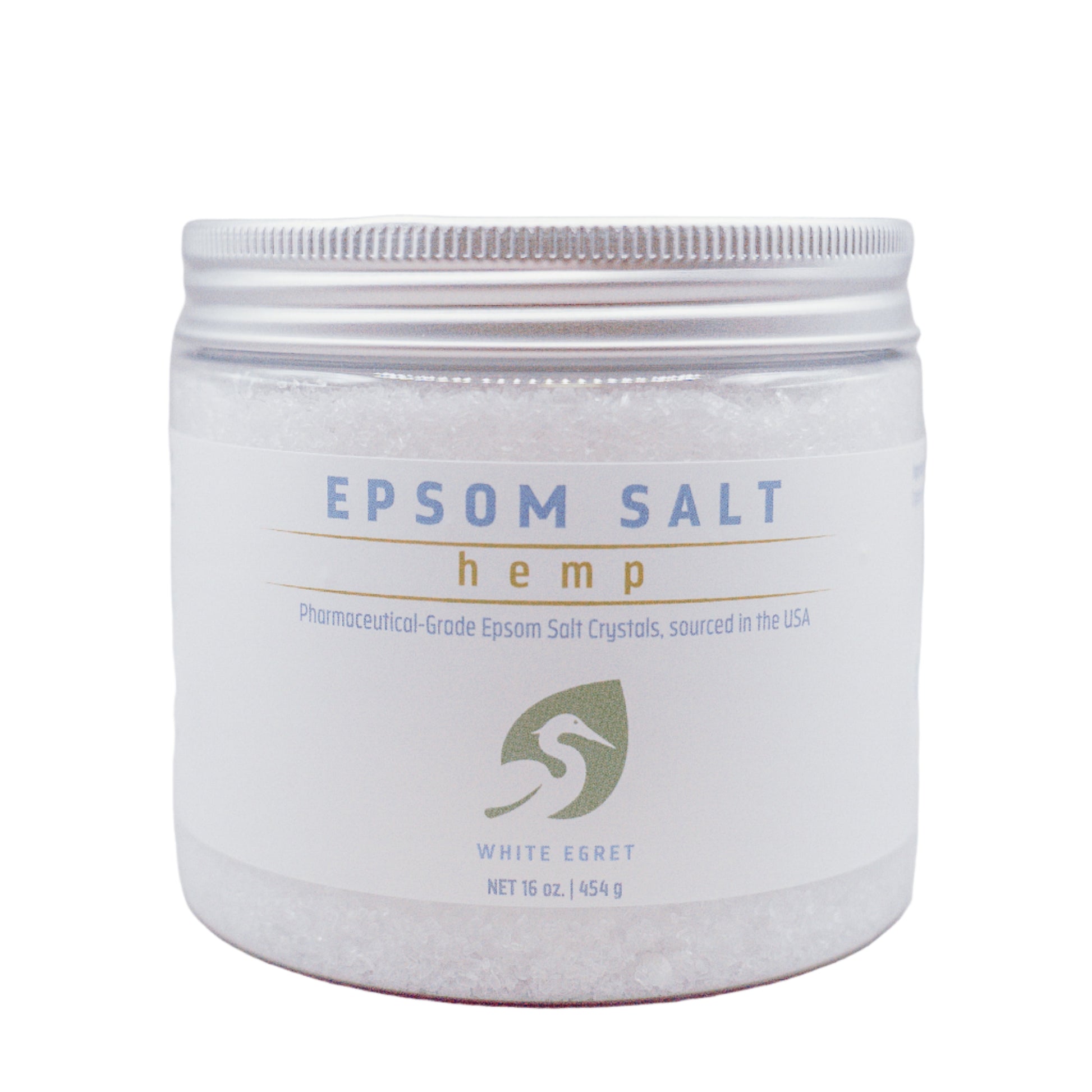 Hemp Epsom Salts - White Egret Personal Care