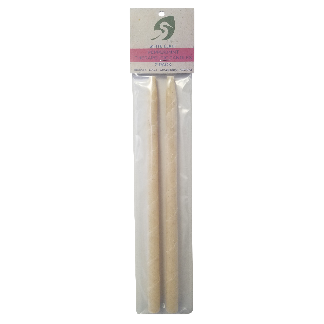 Peppermint Ear Candles - INVENTORY SALE - White Egret Personal Care