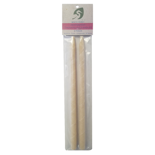 Peppermint Ear Candles - INVENTORY SALE - White Egret Personal Care