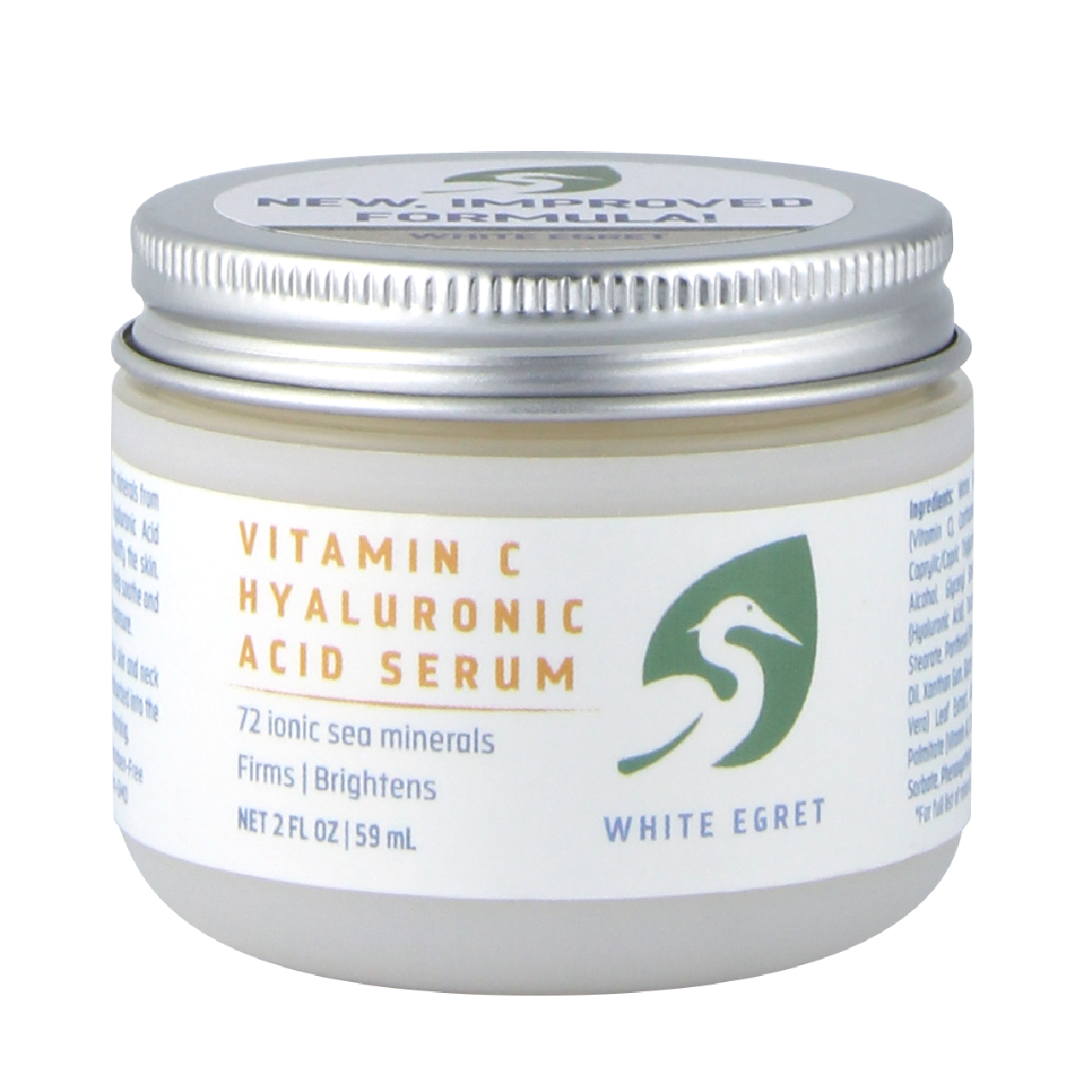 Vitamin C Hyaluronic Acid Face Serum - White Egret Personal Care