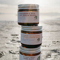 Glass 2oz Jars - MONTHLY SPECIAL 30% off - White Egret Personal Care