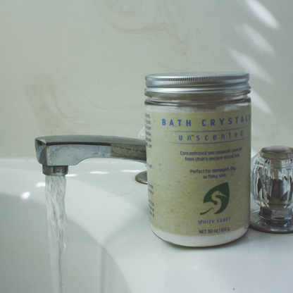 Unscented Bath Crystals - White Egret Personal Care