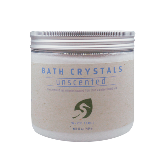 Unscented Bath Crystals - White Egret Personal Care