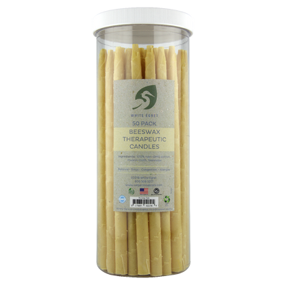 Beeswax Ear Candles - INVENTORY SALE - White Egret Personal Care