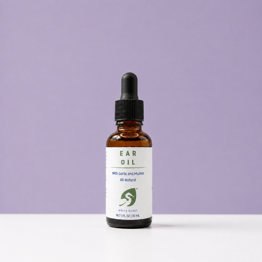 Ear Oil – Gentle Soothing Oil for Ear Care & Comfort - White Egret Personal Care
