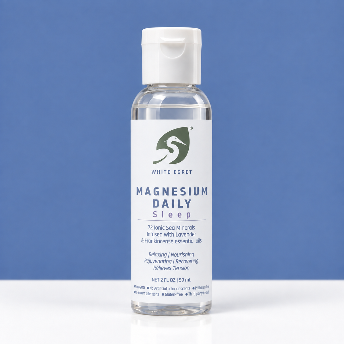 Magnesium Daily Oil – 2oz Topical Spray with Essential Oils for Recovery, Sleep & Relaxation - White Egret Personal Care