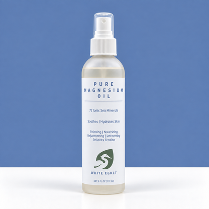 Magnesium Oil Spray | Fast Absorption | Made in USA Since 1990 - White Egret Personal Care