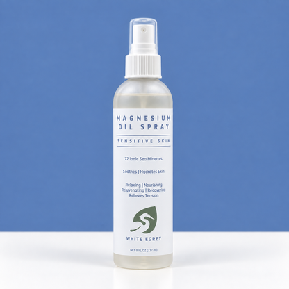 Magnesium Oil Spray | Fast Absorption | Made in USA Since 1990 - White Egret Personal Care