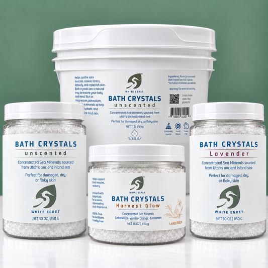 Great Salt Lake Bath Crystals – Mineral-Rich Relaxing Bath Soak