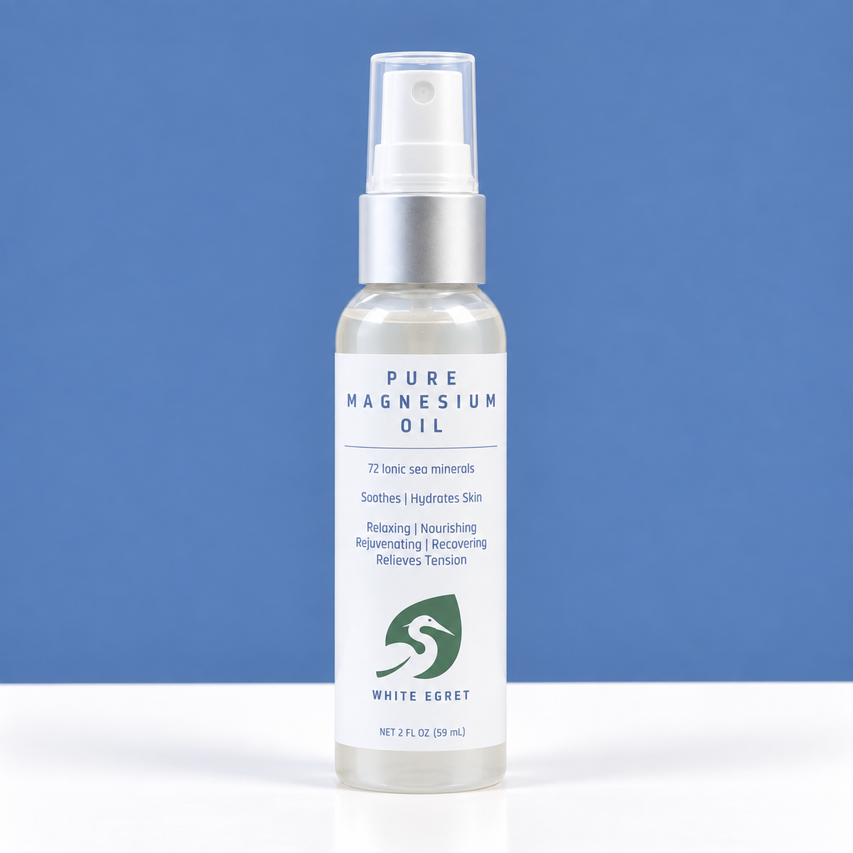 Magnesium Oil Spray | Fast Absorption | Made in USA Since 1990 - White Egret Personal Care
