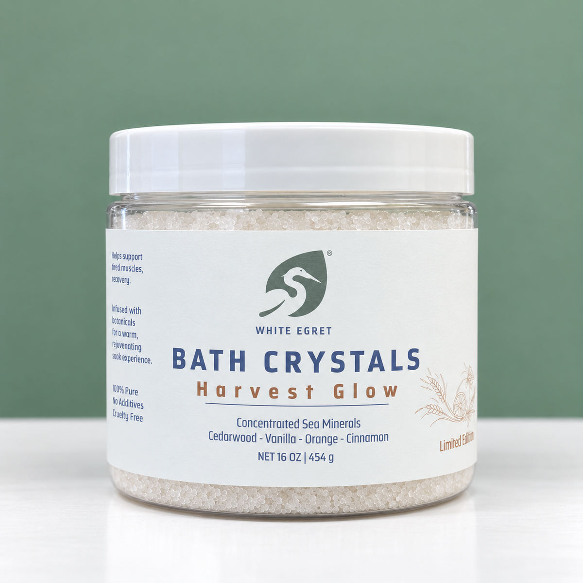 Great Salt Lake Bath Crystals – Mineral-Rich Relaxing Bath Soak - White Egret Personal Care