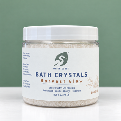 Great Salt Lake Bath Crystals – Mineral-Rich Relaxing Bath Soak - White Egret Personal Care