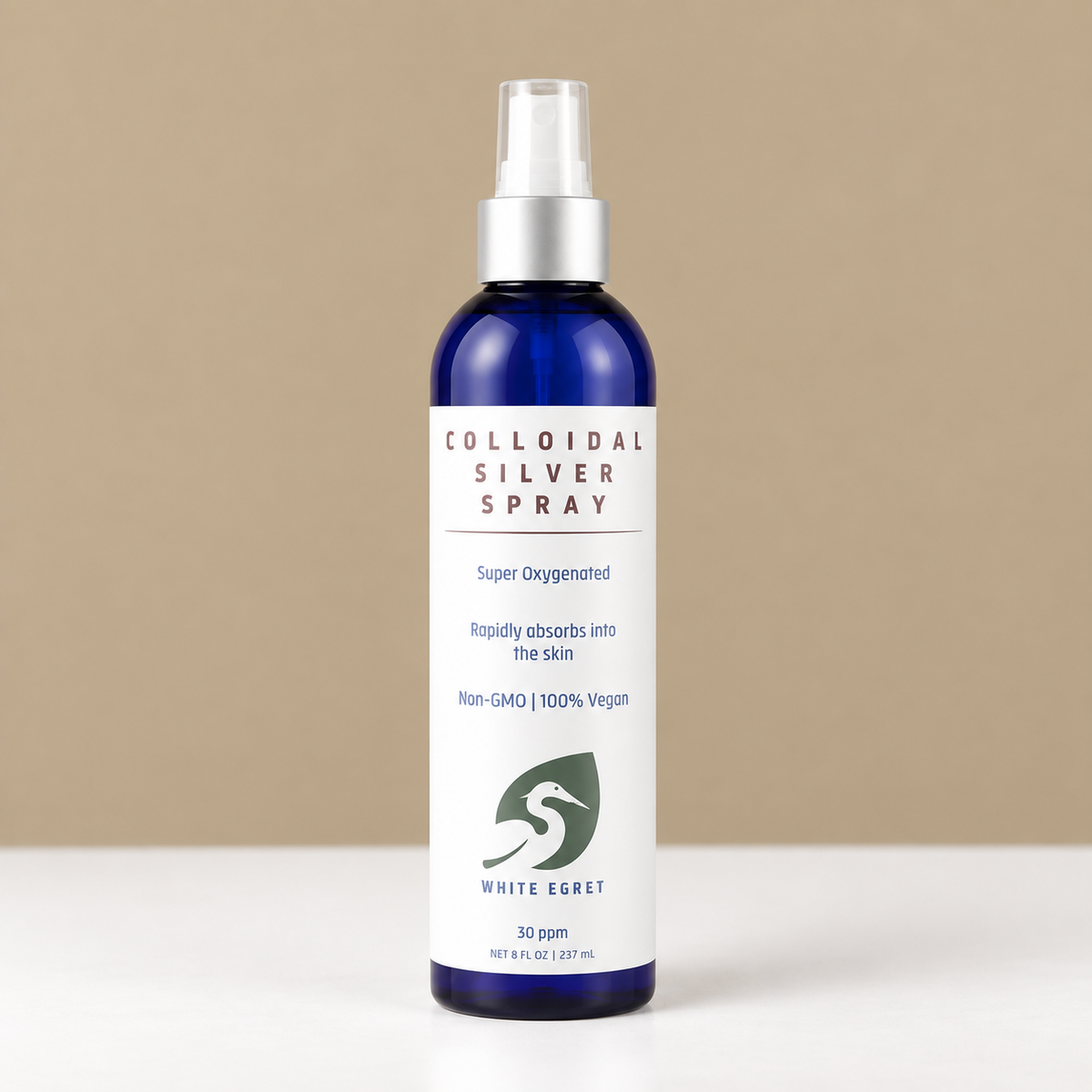 Colloidal Silver Skin Mist – Premium Silver Spray | White Egret - White Egret Personal Care