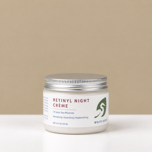 Retinyl Night Crème – Anti-Aging & Skin Renewal Night Cream - White Egret Personal Care