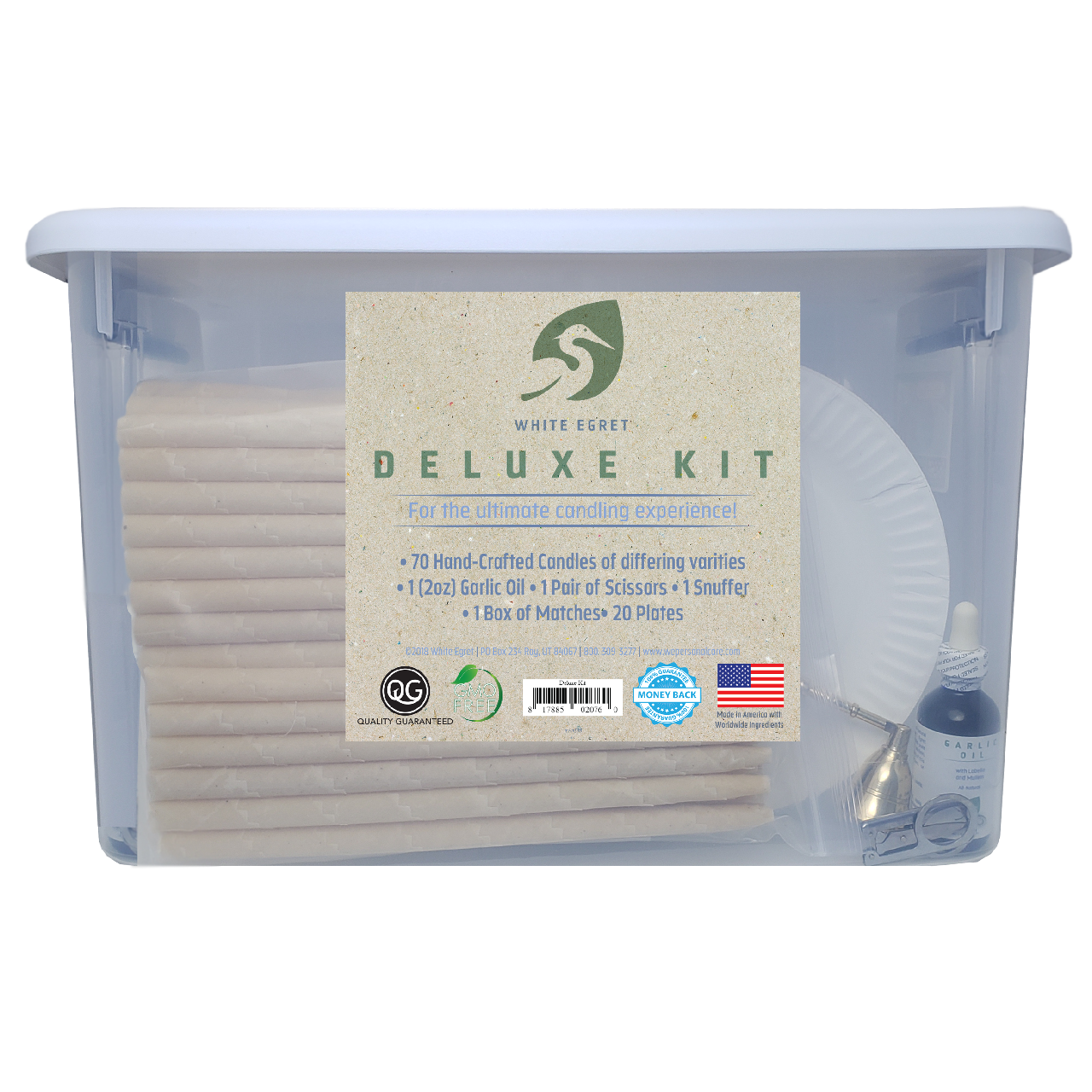Deluxe Candle Kit - White Egret Personal Care