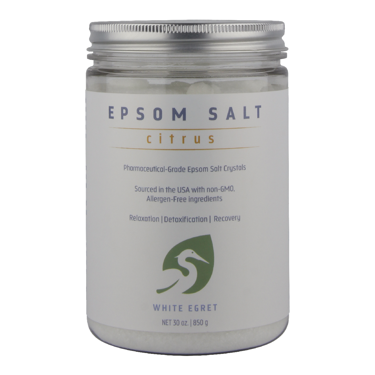 Citrus Epsom Salts - White Egret Personal Care