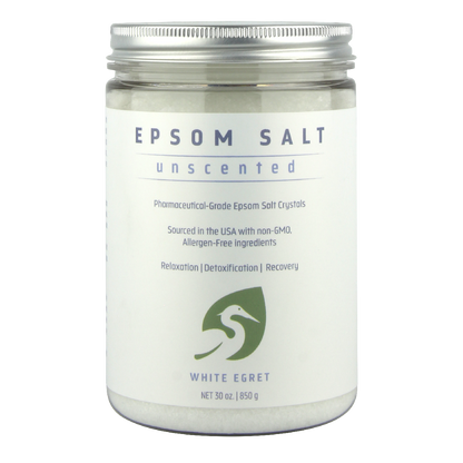 Unscented Epsom Salts - White Egret Personal Care