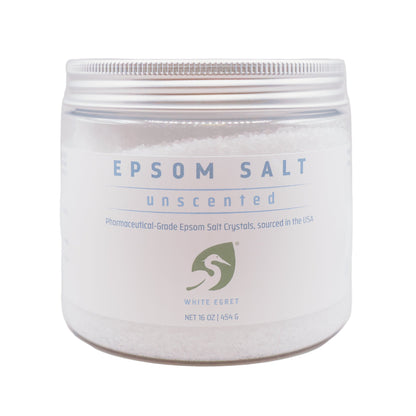 Unscented Epsom Salts - White Egret Personal Care