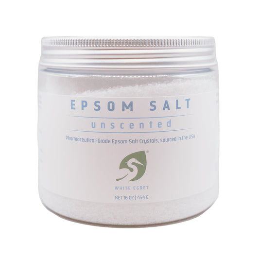 Unscented Epsom Salts - White Egret Personal Care