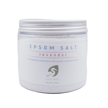 Lavender Epsom Salts - White Egret Personal Care