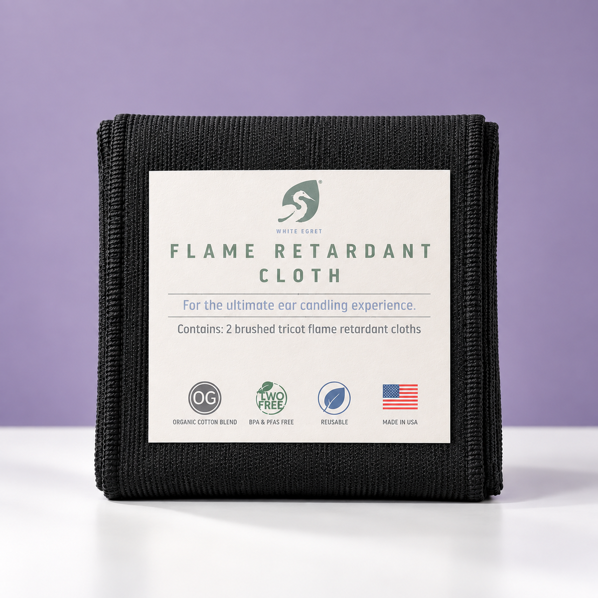 Flame Retardant Safety Cloth – Protective Cover for Ear Candling