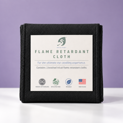 Flame Retardant Safety Cloth – Protective Cover for Ear Candling