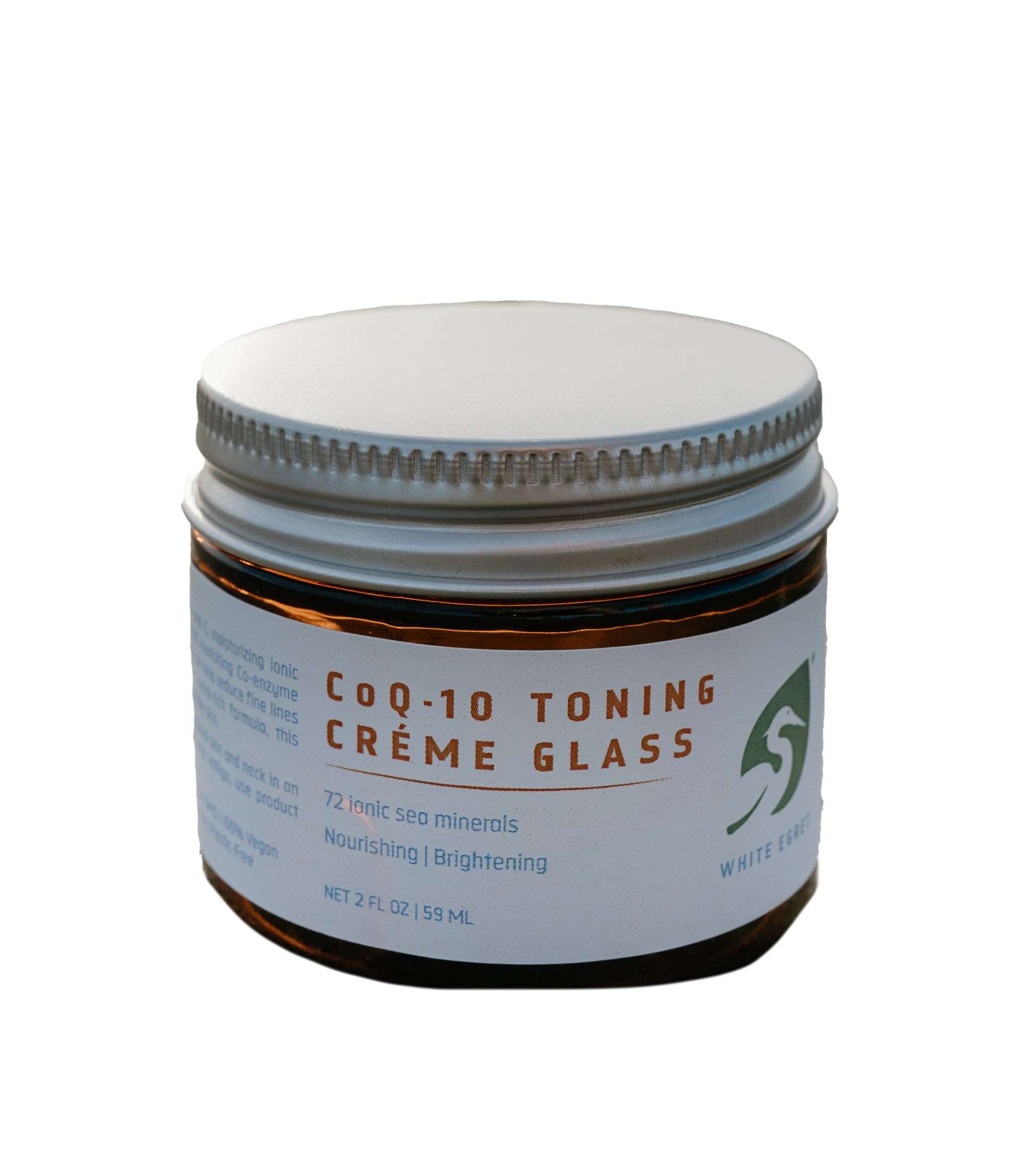CoQ-10 Toning Creme Glass - White Egret Personal Care