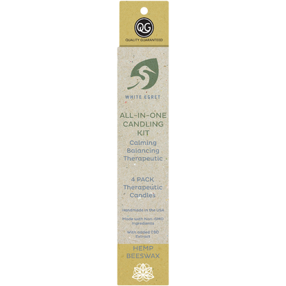 Hemp Beeswax Ear Candles - INVENTORY SALE - White Egret Personal Care