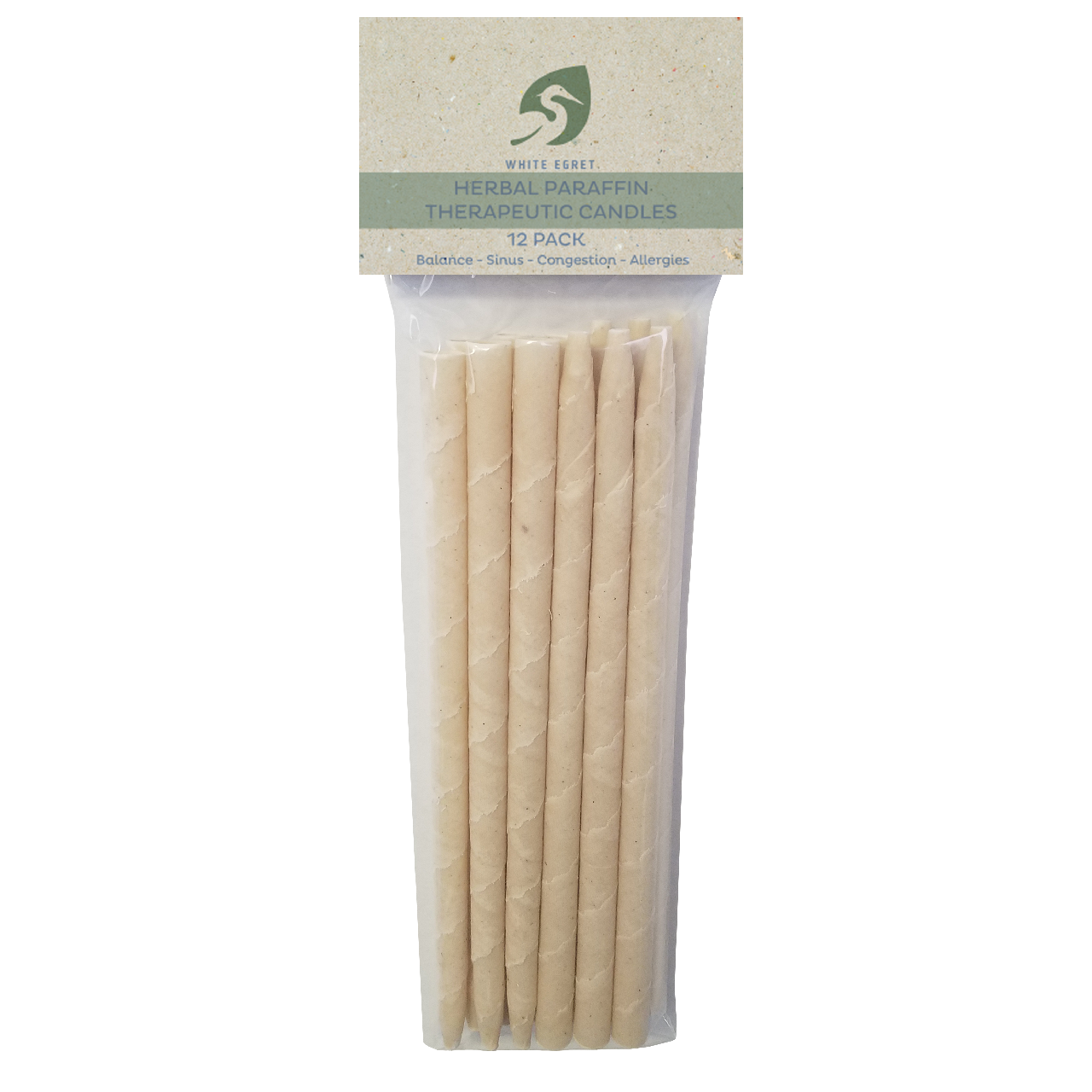 Herbal Paraffin Ear Candles - INVENTORY SALE - White Egret Personal Care