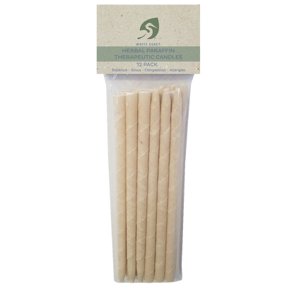 Herbal Paraffin Ear Candles - INVENTORY SALE - White Egret Personal Care