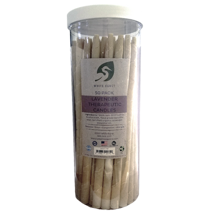 Lavender Ear Candles - INVENTORY SALE - White Egret Personal Care