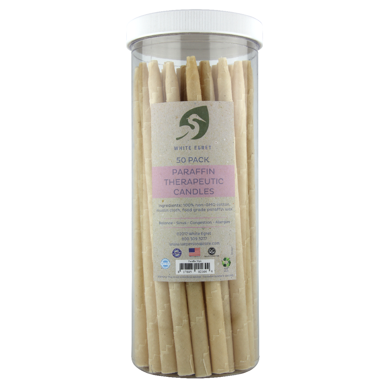 Paraffin Ear Candles - INVENTORY SALE - White Egret Personal Care