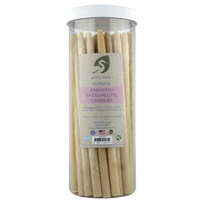 Paraffin Ear Candles - INVENTORY SALE - White Egret Personal Care