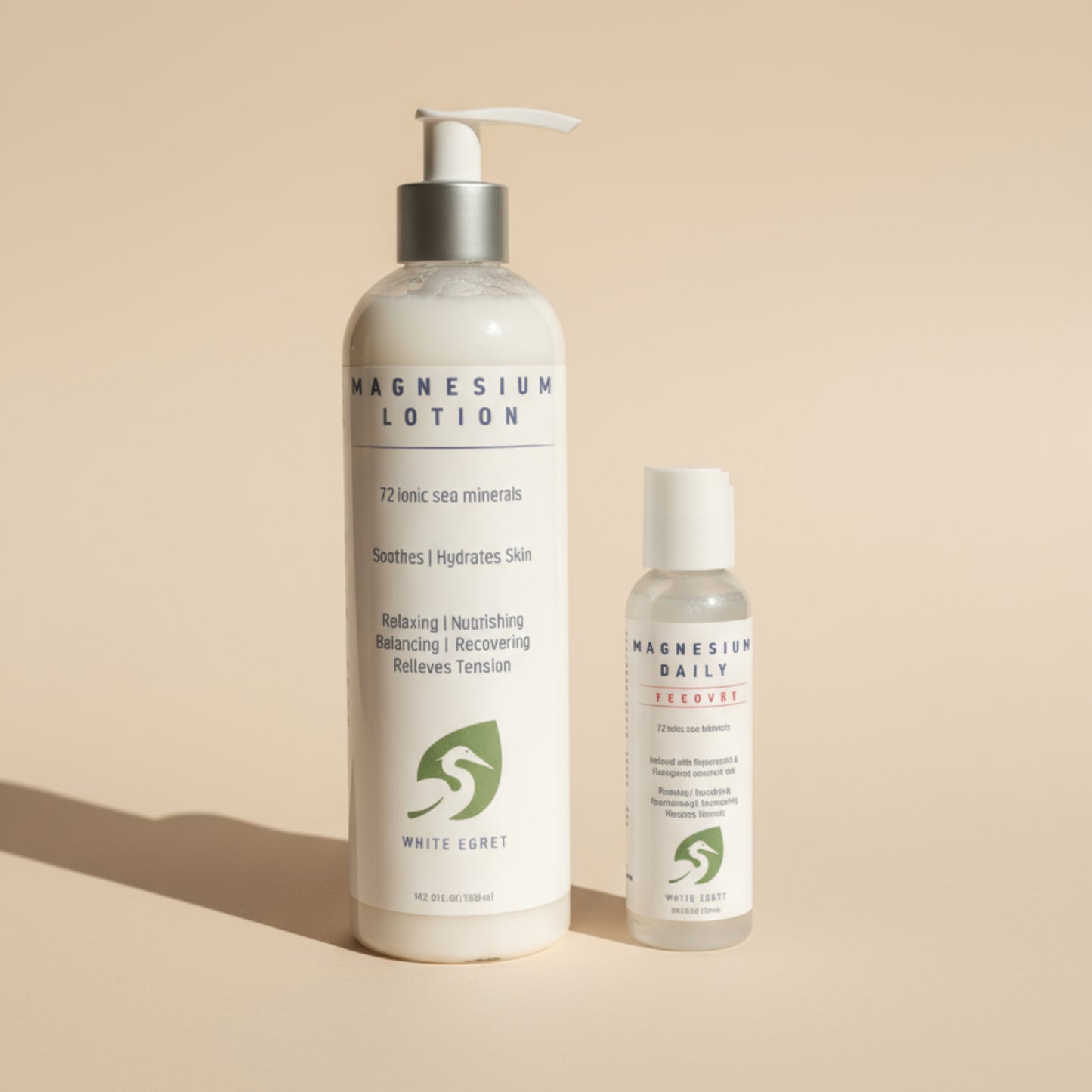 Bottle of Mag Lotion and Mag Oil