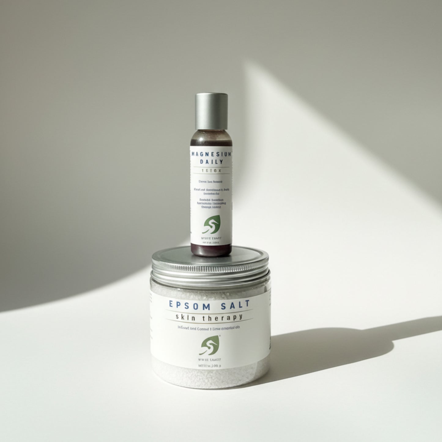 Epsom Salt Jar and Mag Oil with Essential Oils