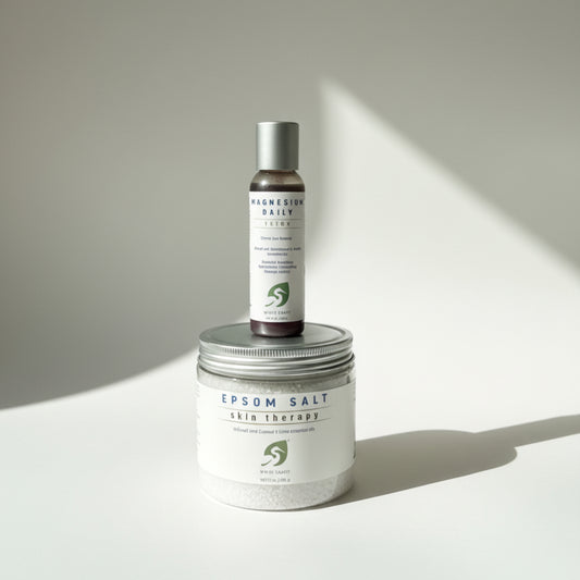 Epsom Salt Jar and Mag Oil with Essential Oils