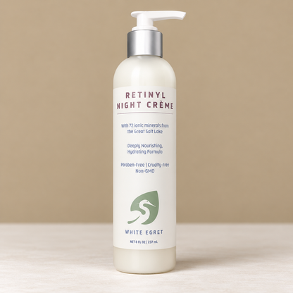 Retinyl Night Crème – Anti-Aging & Skin Renewal Night Cream - White Egret Personal Care