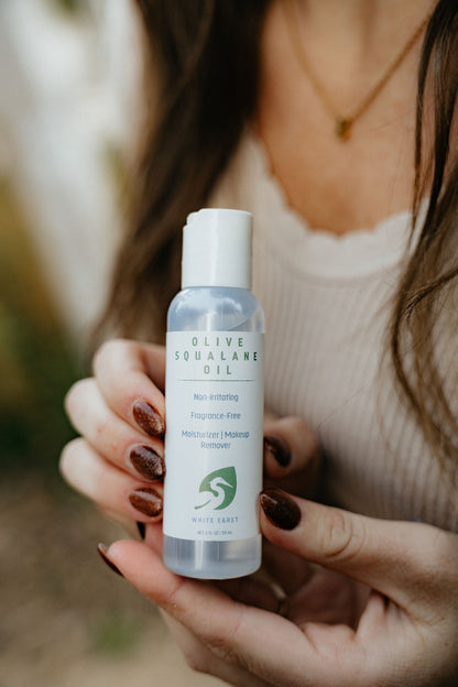 Olive Squalane Oil – 2oz Lightweight Hydrating Skin Oil