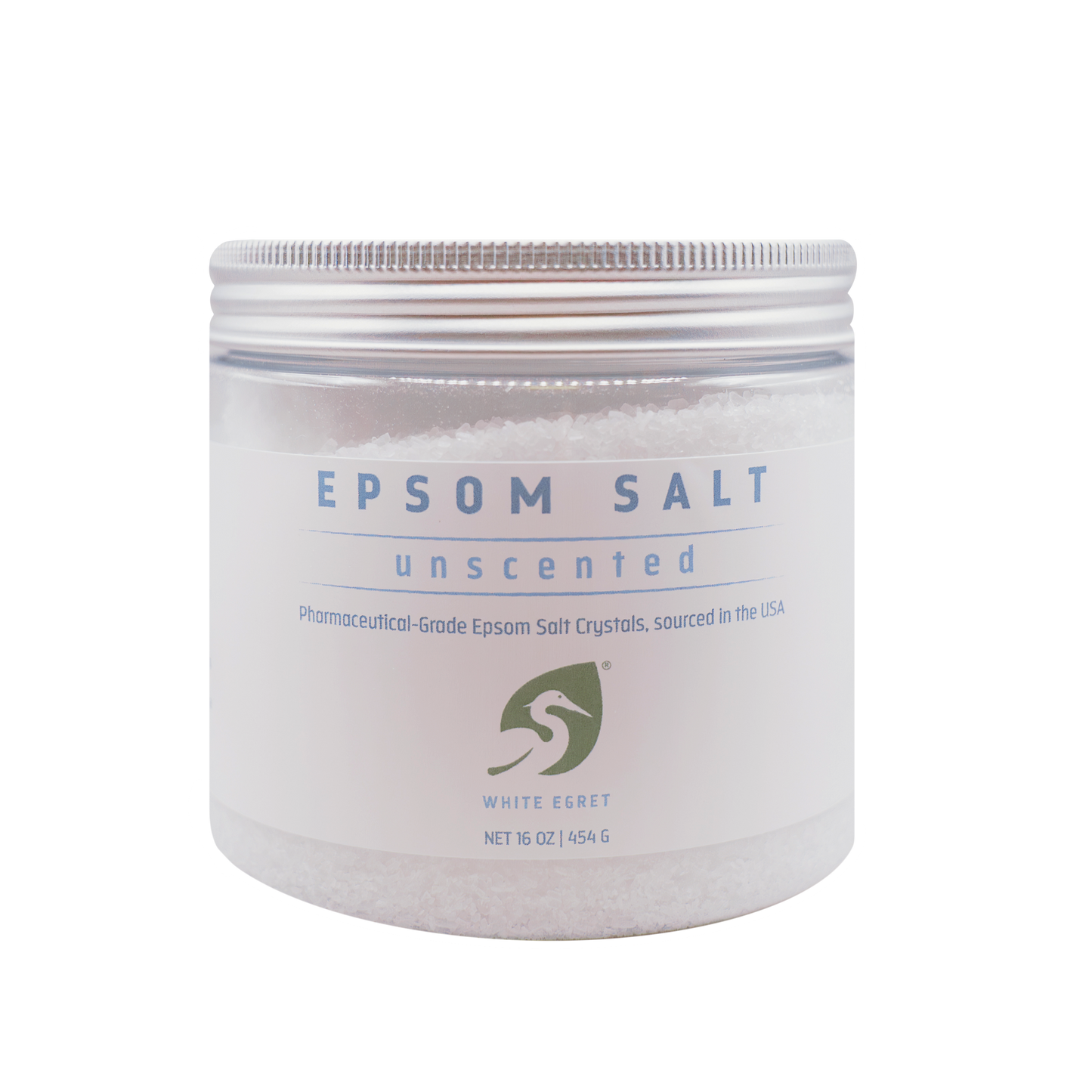Unscented Epsom Salts - White Egret Personal Care