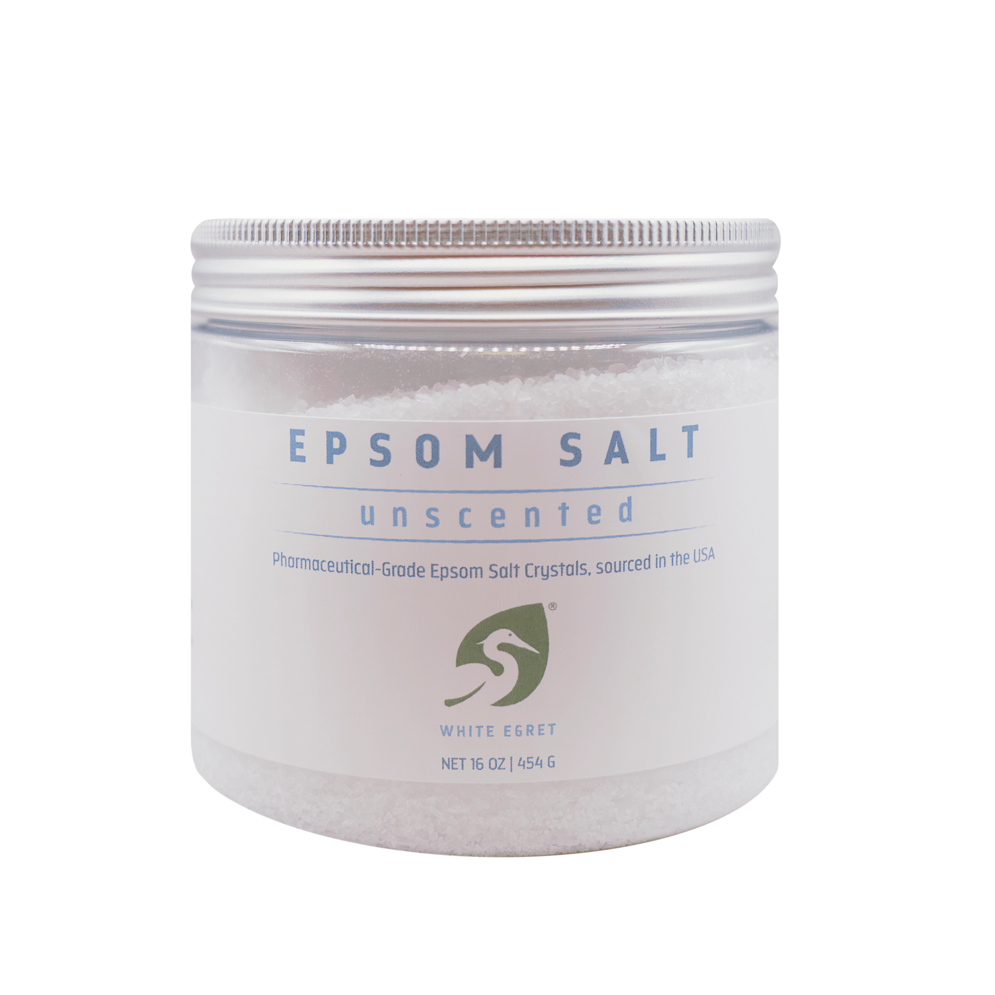 Unscented Epsom Salts - White Egret Personal Care
