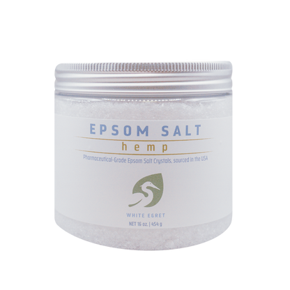 Hemp Epsom Salts - White Egret Personal Care