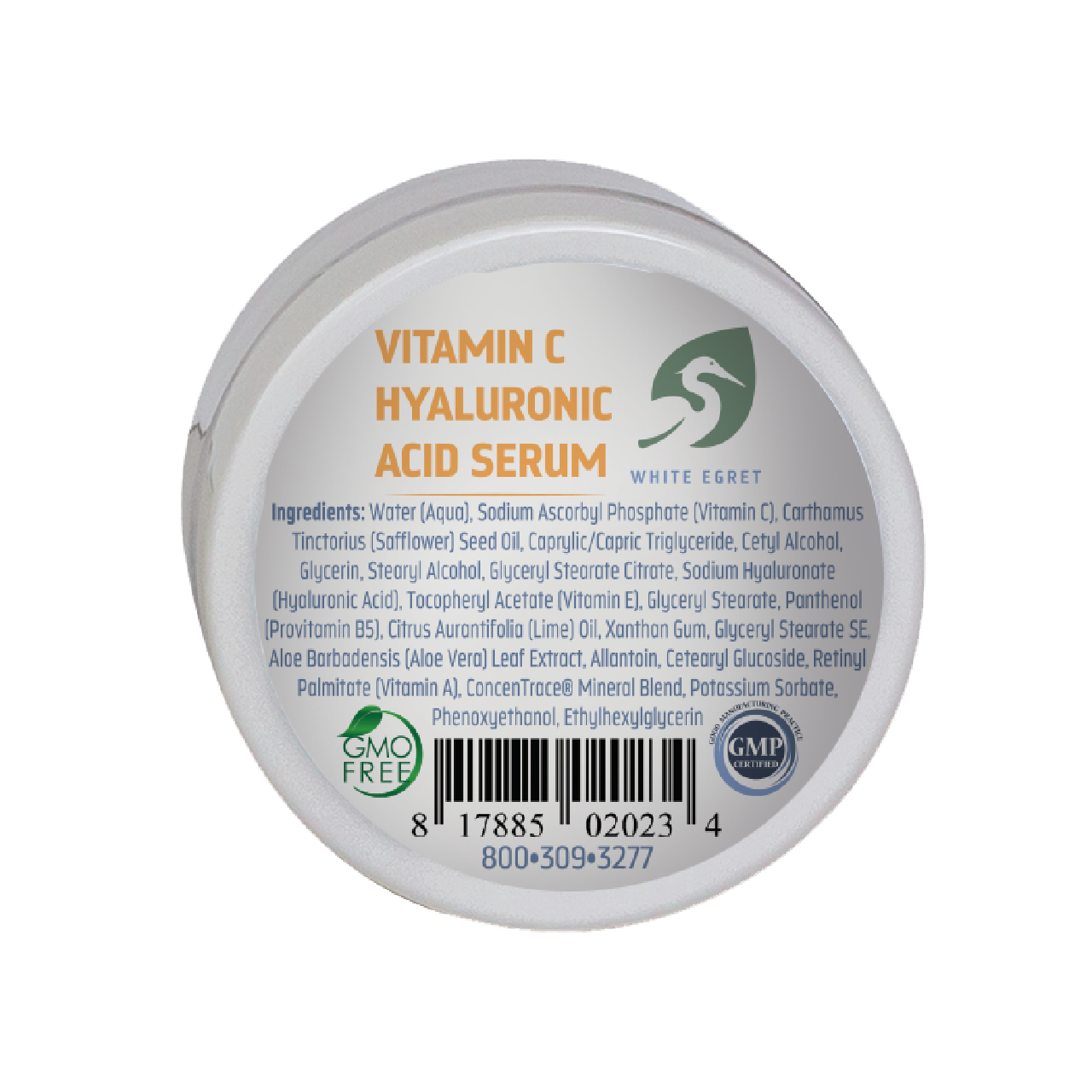 Vitamin C Hyaluronic Acid Face Serum - White Egret Personal Care