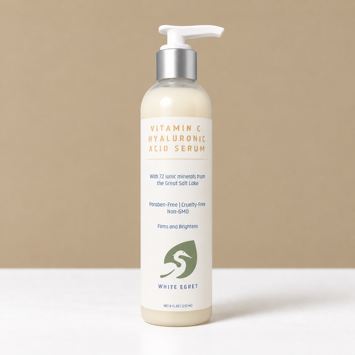 Hyaluronic Acid Serum with Vitamin C – Hydrating & Brightening Skin Care - White Egret Personal Care
